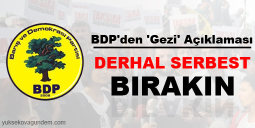 BDP'den 'Gezi' Açıklaması