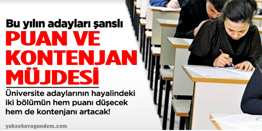 TIP ve hukuk fakültesi kontenjanları arttı