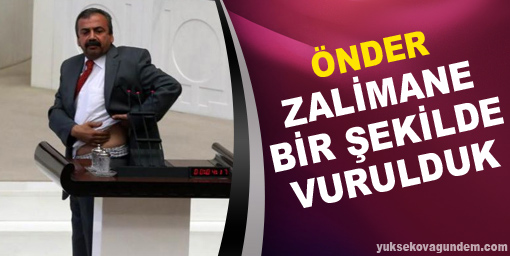 Meclis kürsüsünde 'bomba yarasını' gösterdi
