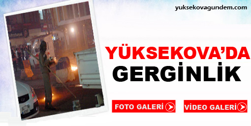 Yüksekova'da Gerginlik, Gençler Panzere Tırmandı
