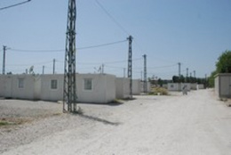 Konteyner kentin elektrik kabloları kesildi