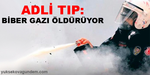 Adli Tıptan itiraf: Biber gazı öldürüyor