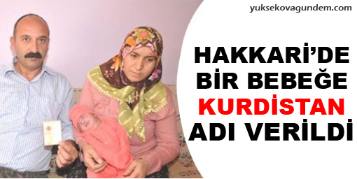 Adını 'Kürdistan' koydu