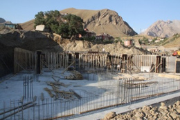 Hakkari'de otobüs terminali inşaatı devam ediyor