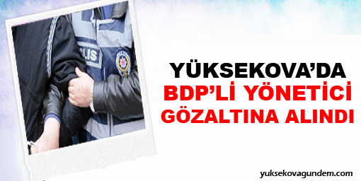 Yüksekova'da BDP'li yönetici gözaltına alındı