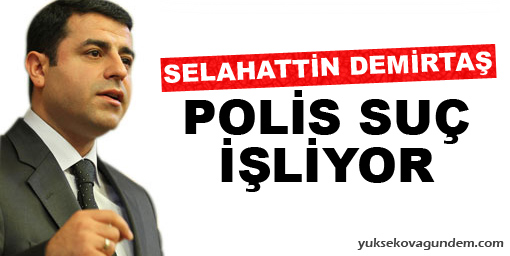 Demirtaş: Polis suç işliyor