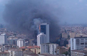 İstanbul'da yangın