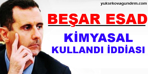 Esad kimyasal kullandı iddiası!