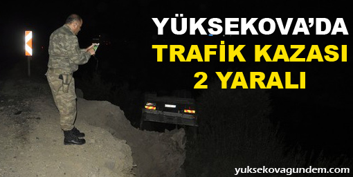 Yüksekova'da Kaza: 2 yaralı