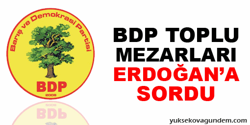BDP toplu mezarları Erdoğan'a sordu
