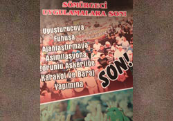Uyuşturucu ve fuhuşa karşı yürüyüş