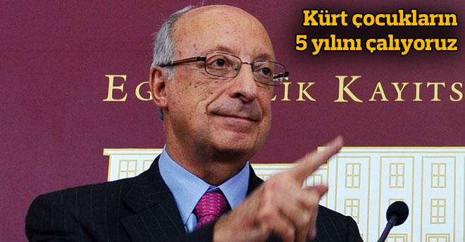 Türmen: Kürt çocukların 5 yılını çalıyoruz