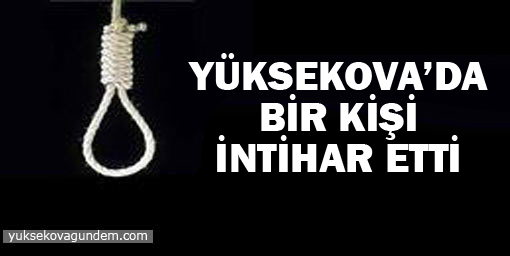 Hastanede bir kişi intihar etti