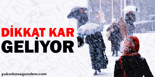 Meteoroloji 4 İli Kar Yağışı Konusunda Uyardı