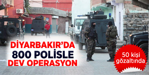 Diyarbakır'da Hava Destekli Uyuşturucu Operasyonu