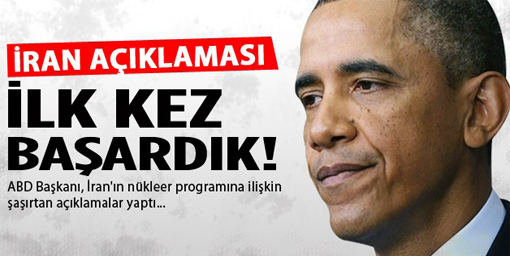 Obama: 10 yıldan bu yana ilk kez başardık