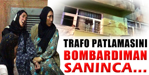 Trafo patlamasını bombardıman sandı 2. kattan atladı