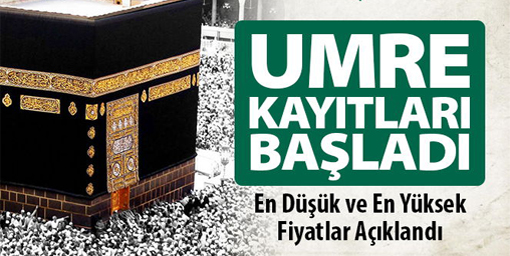 Umre Kayıtları Başladı
