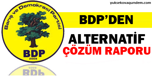 BDP'den alternatif çözüm raporu