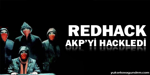 Redhack AKP'yi hackledi