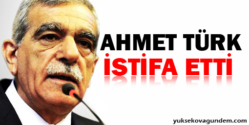 DTK Eş Başkanı Ahmet Türk İstifa etti