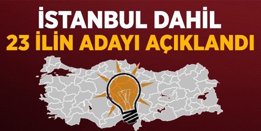 AK Parti'nin İstanbul Adayı Kadir Topbaş