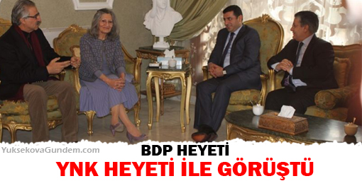 BDP heyeti, YNK heyeti ile görüştü