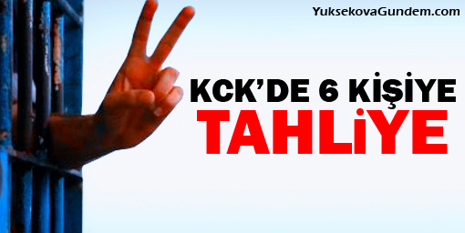 Kck'de 6 Kişi tahliye edildi