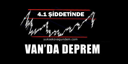 Van'da 4.1 şiddetinde deprem
