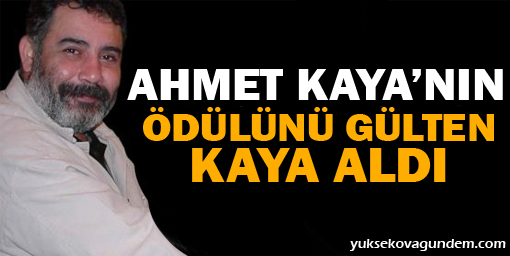 Ahmet Kaya'nın ödülünü Gülten Kaya aldı