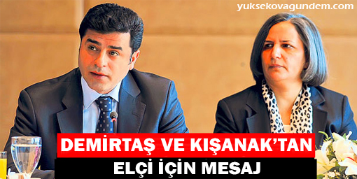 Demirtaş ve Kışanak'tan Elçi için mesaj
