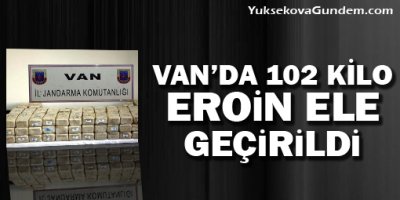 Minibüs Tavanında 102 Kilo Eroin Yakalandı