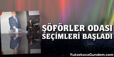 Şoförler ve otomobilciler odası seçimleri başladı