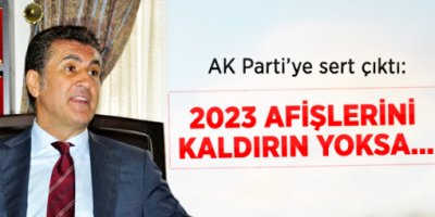 Sarıgül: Demokrasiye Saygınız Varsa O Afişleri Kaldırın