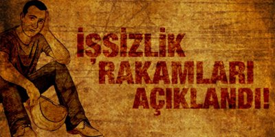 İşsizlik rakamları açıklandı