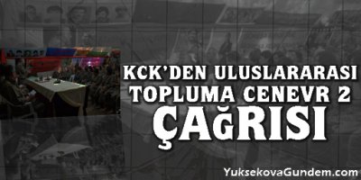 KCKden uluslararası topluma Cenevre 2 çağrısı