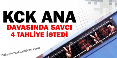 KCK ana davasında savcı 4 tahliye istedi
