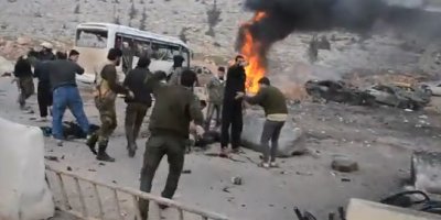 Suriye sınırında patlama