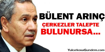 'Çerkezler talepte bulunursa...'
