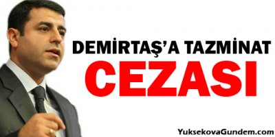Selahattin Demirtaş'a tazminat cezası