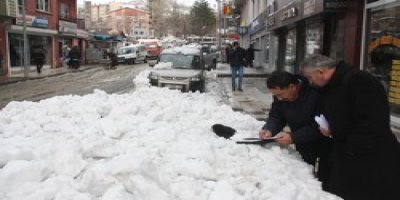 Zabıta'dan kar cezası