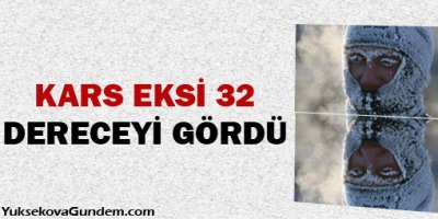 Kars eksi 32 dereceyi gördü