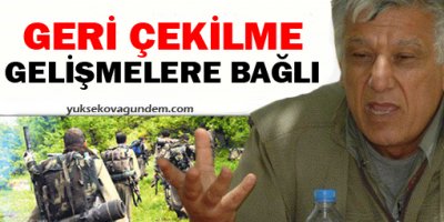 Bayık: Geri çekilme gelişmelere bağlı