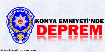 Konya Emniyeti'nde Deprem