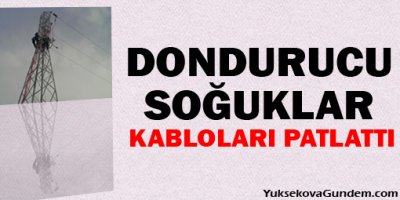 Soğuklar elektriksiz bırakıyor