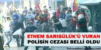 Ethem Sarısülük'ü vuran polisin cezası belli oldu