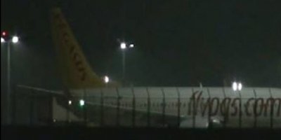 Eylemciyi polis değil yolcular ikna etti