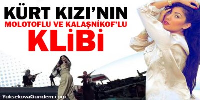 Kürt kızı ABD'ye molotof ve Kalaşnikof'la açıldı!