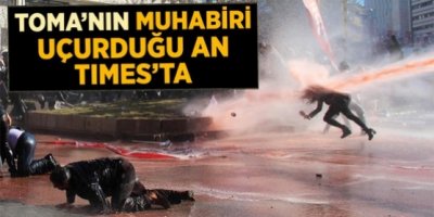 TOMA Mağduru Muhabirin Fotoğrafı Times'ta