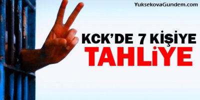 'KCK' ana davada 7 tahliye